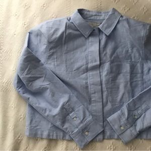 EVERLANE The Cropped Oxford Shirt